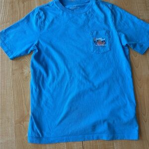 Vineyard Vines Bright Blue Short Sleeve Pocket Tee